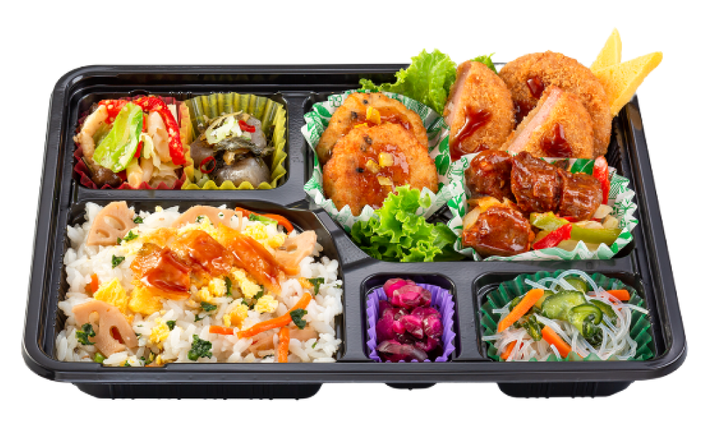 日替わり　贅沢弁当　800円