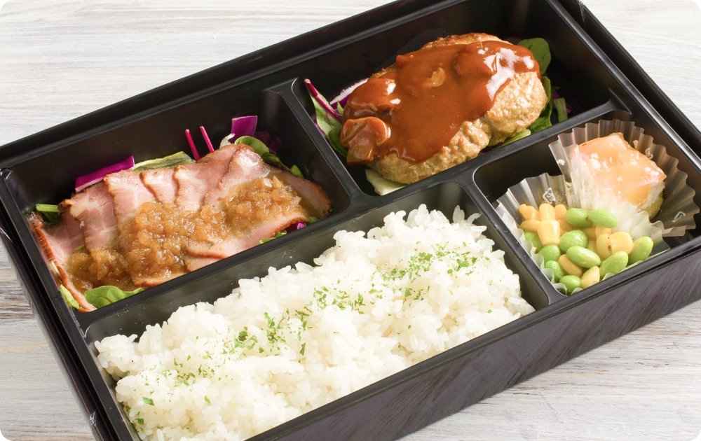 ビーフハンバーグとローストビーフのダブルビーフハンバーグ　2,484円