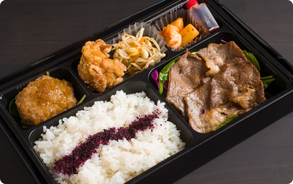 国産牛の焼肉弁当ライト　1,620円