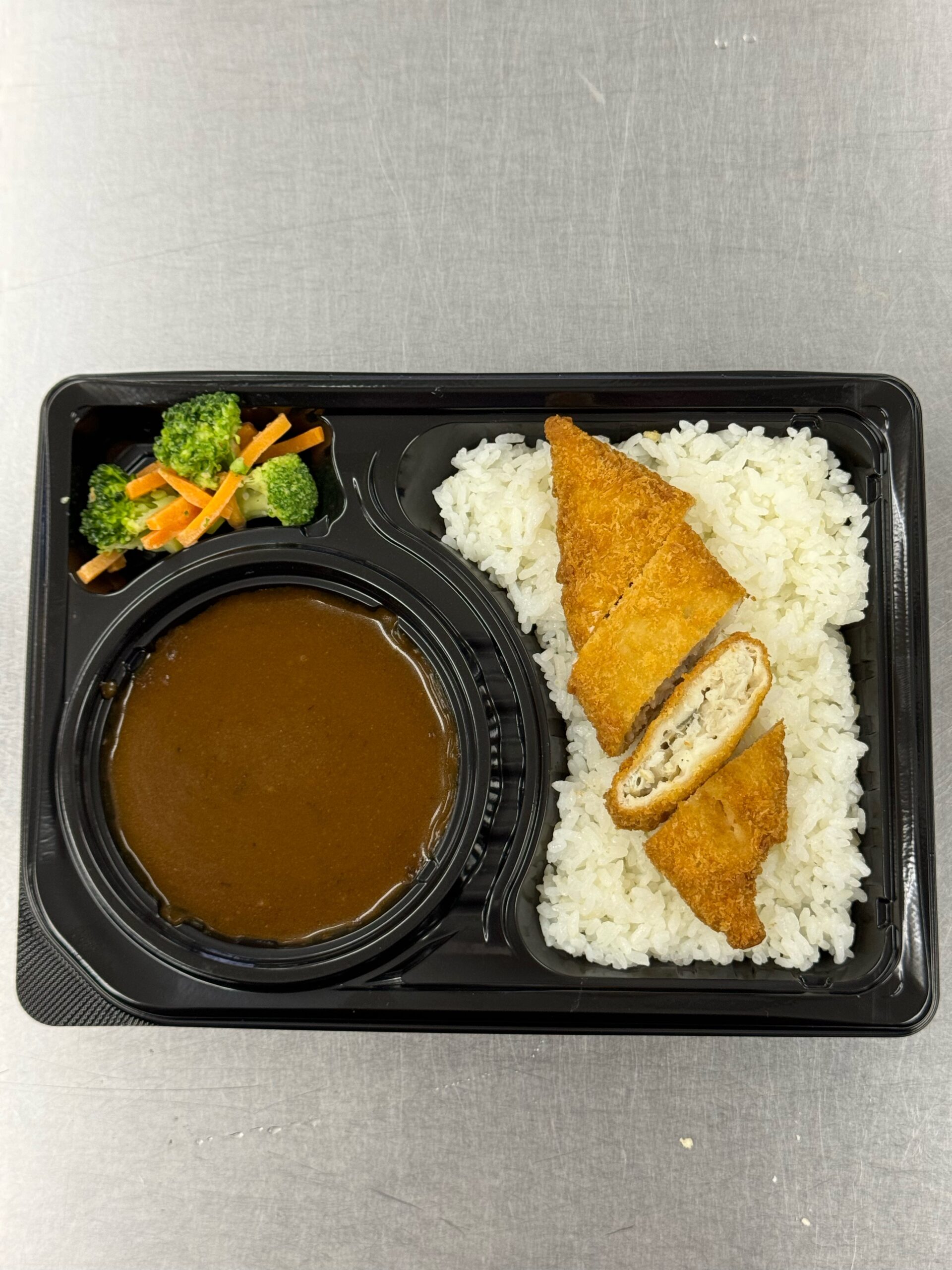 白身フライカレー